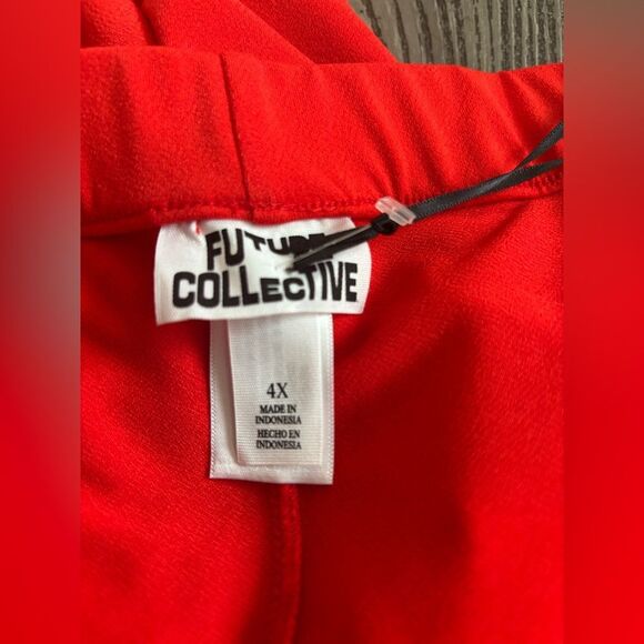 Future collective Elegant Red Skirt - Picture 4 of 6